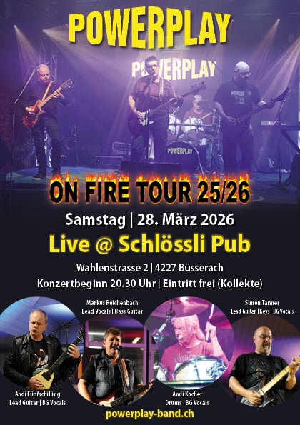 Live @ Schlössli Pub, Büsserach, 28. März 2026